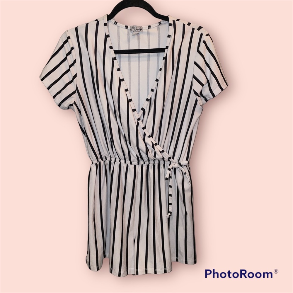 Pinstripe Romper